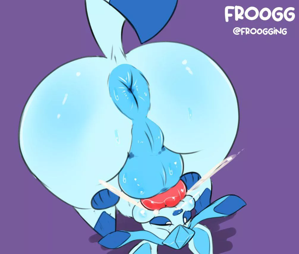 Glaceon tends to do this time to time (froogging) posted by Organic_Letterhead61