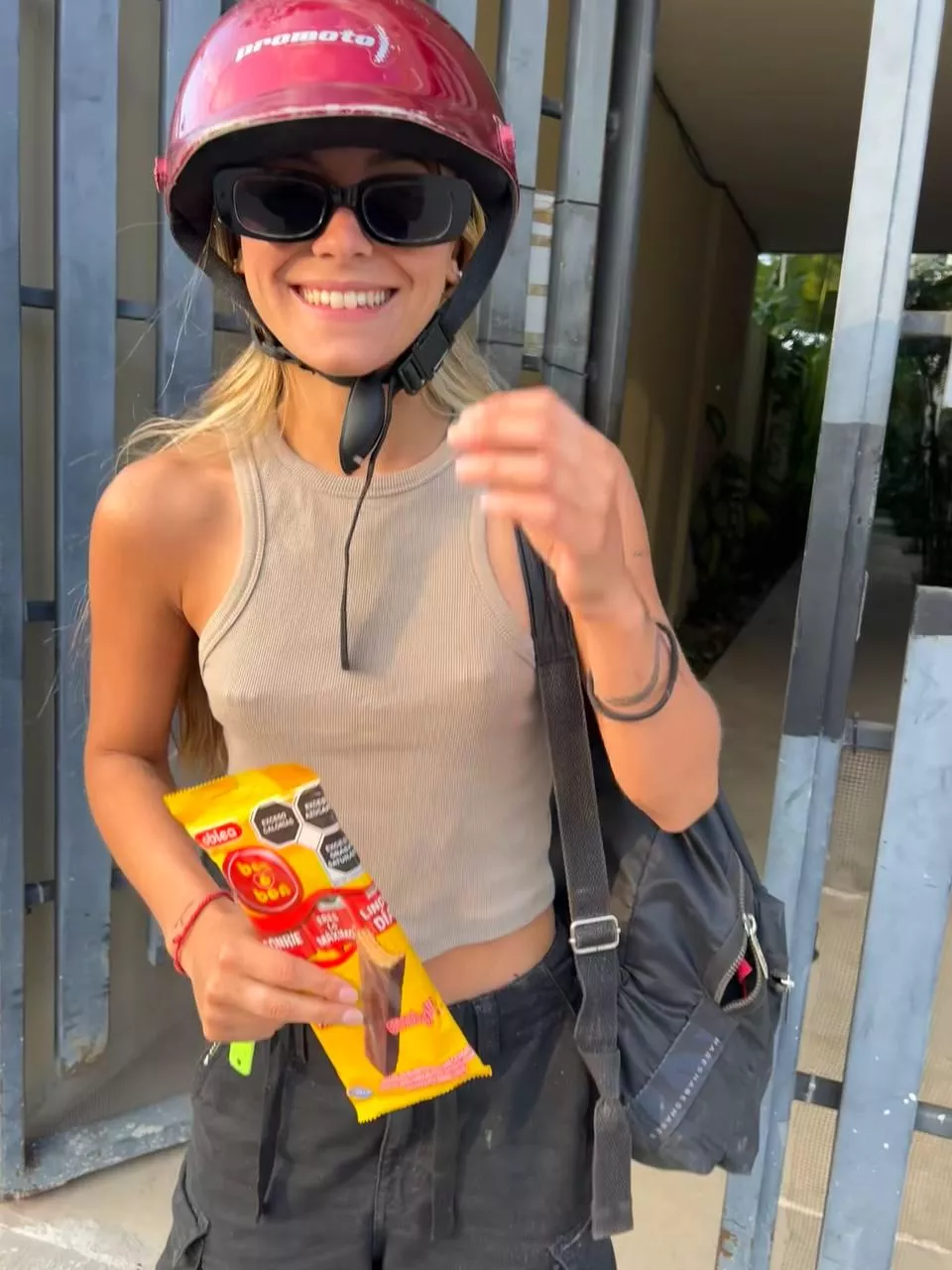 Had to go for a snack and didn't had time to wear a bra posted by NoMeasurement5015