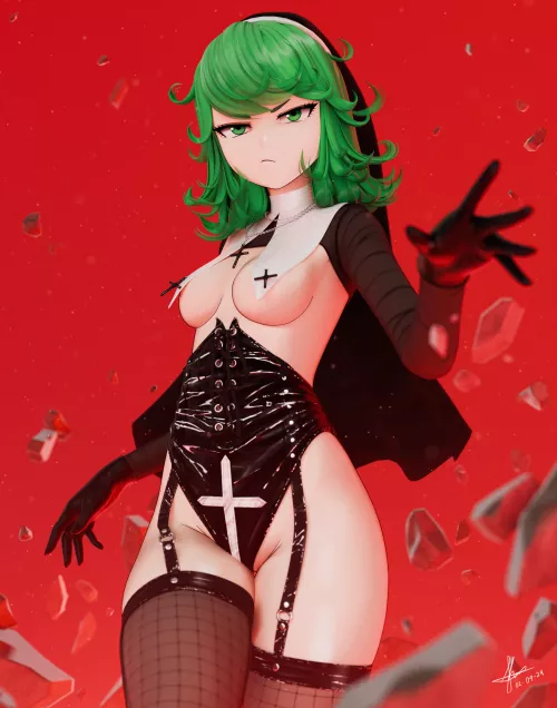 Tatsumaki Sexy Nun (kleymir_) by kleymirabal3