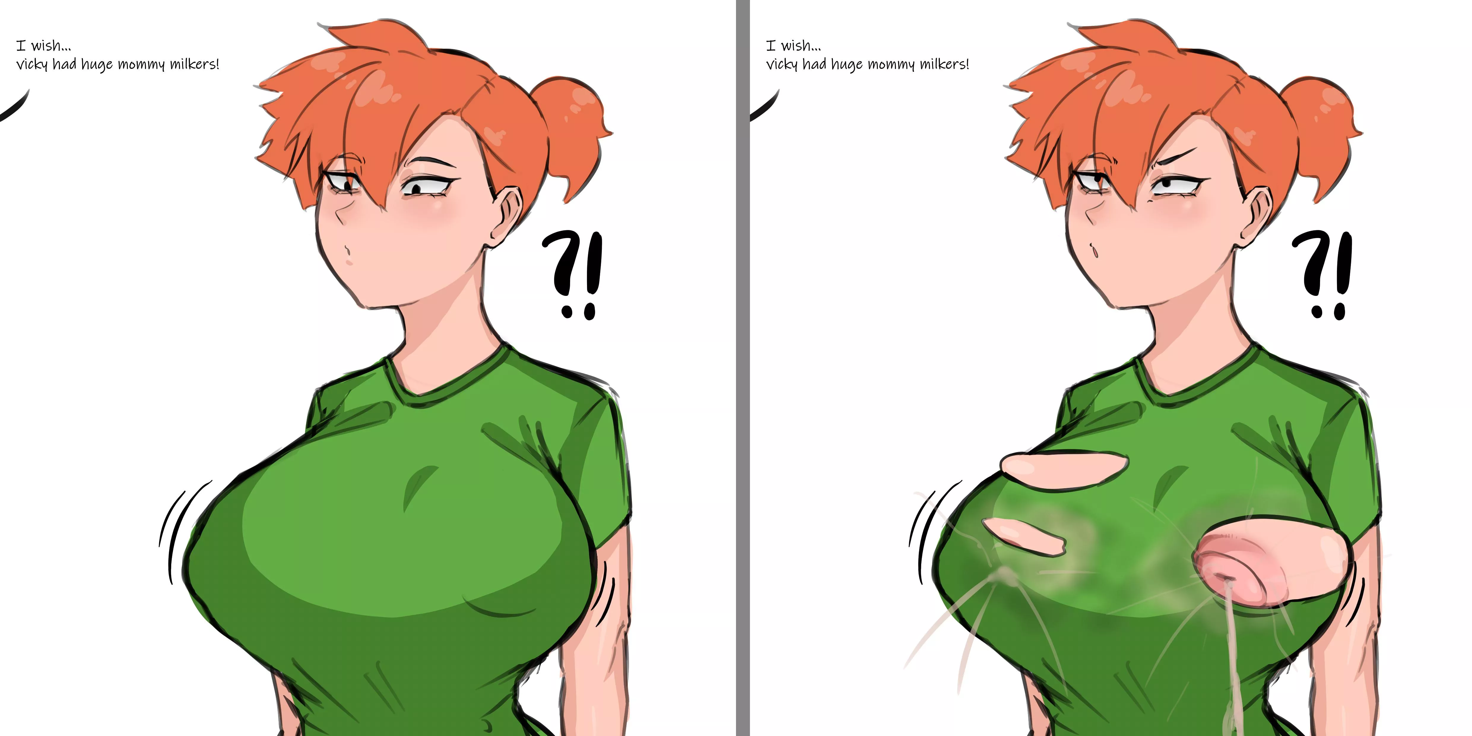 When the Oppai has milk posted by Kuromukur0