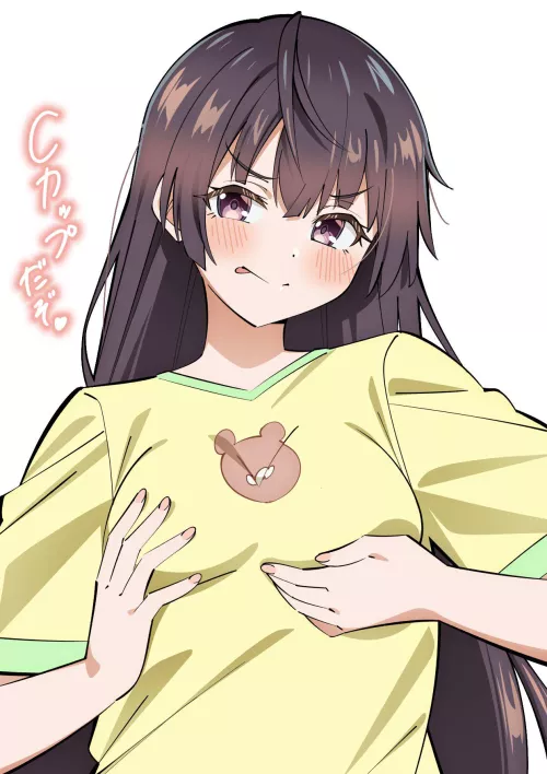 Yuki Suo Groping Her Little Tits  by Csxc