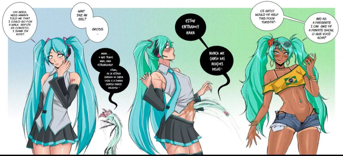 Brazilian Miku origins by AffectionateCoven