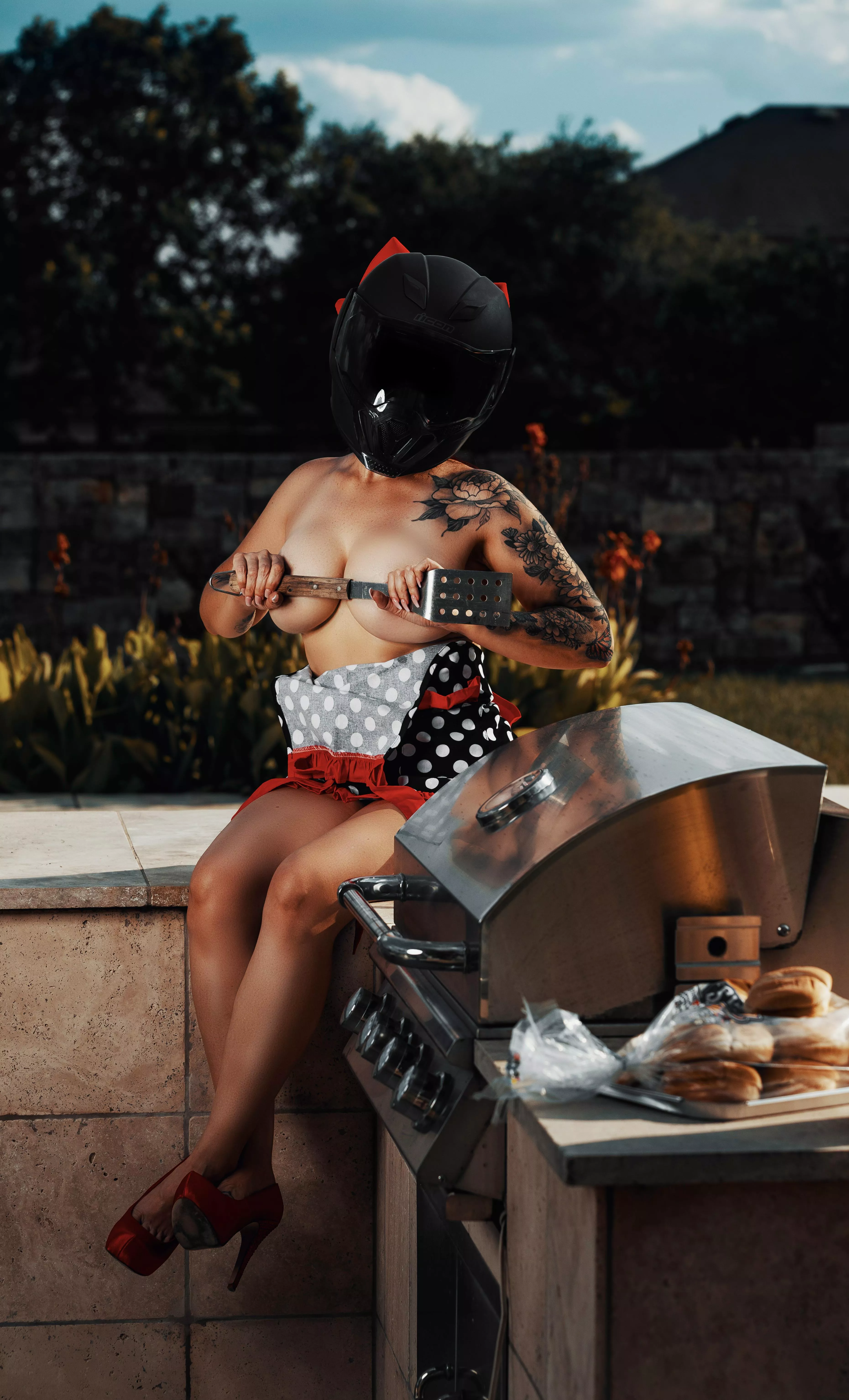 Come out and grill with me… posted by Poshybiker