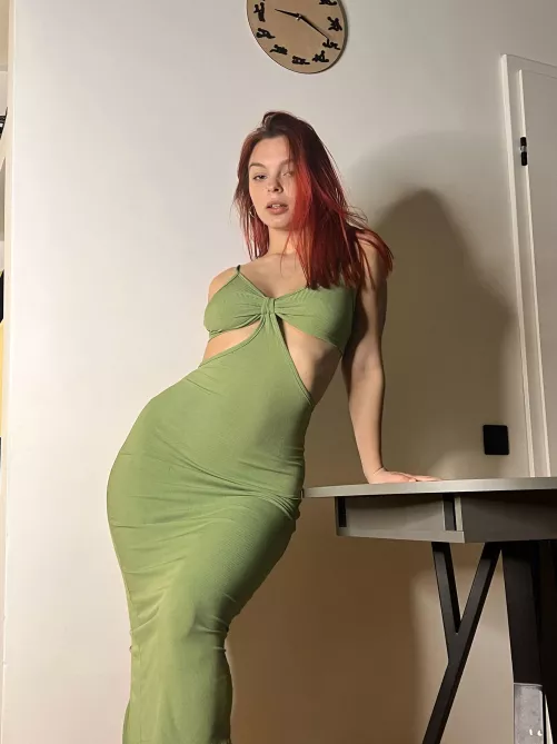 Do you like the way this tight dress looks on me? by petite_sakura