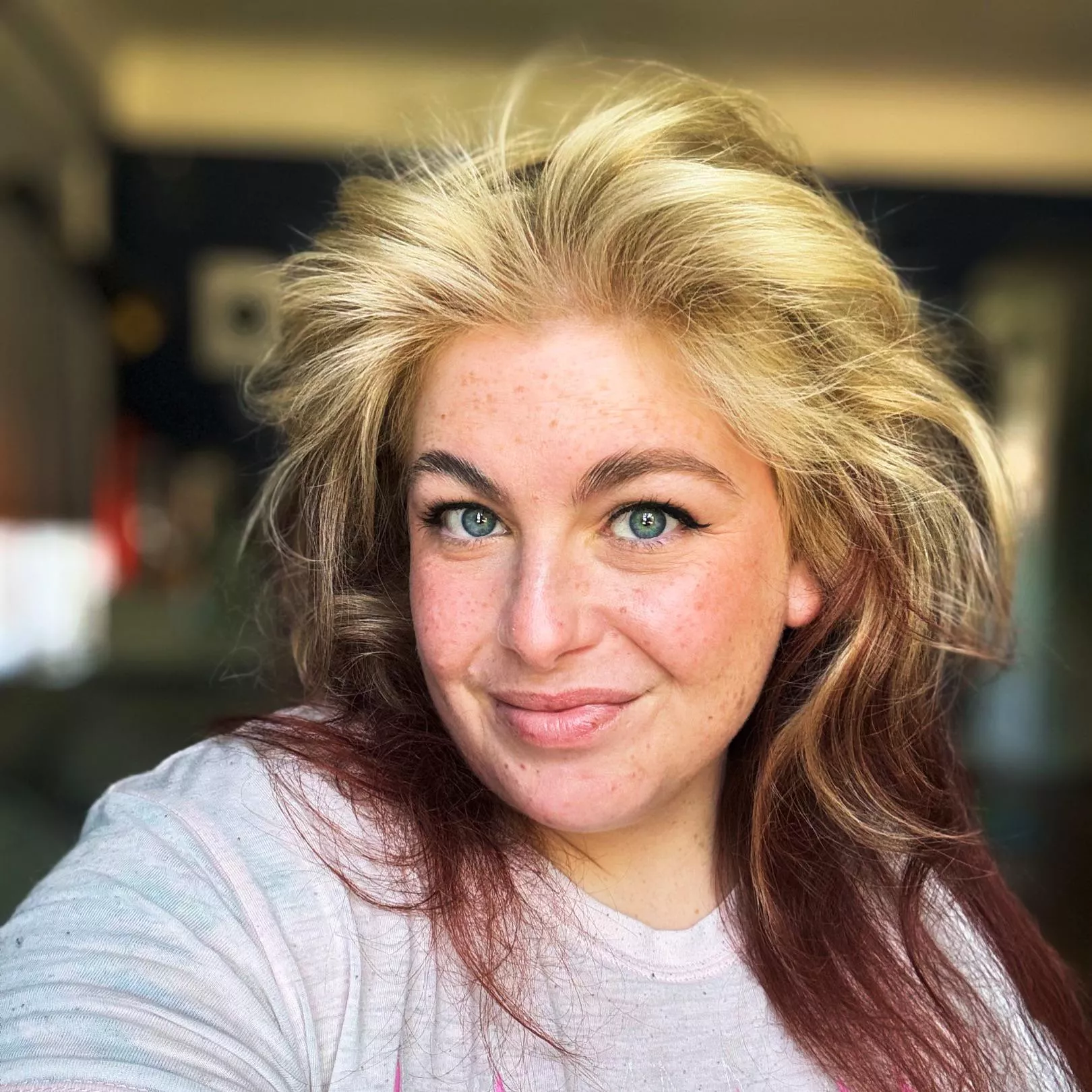 Hair can never be too big 😌 posted by massivemegan