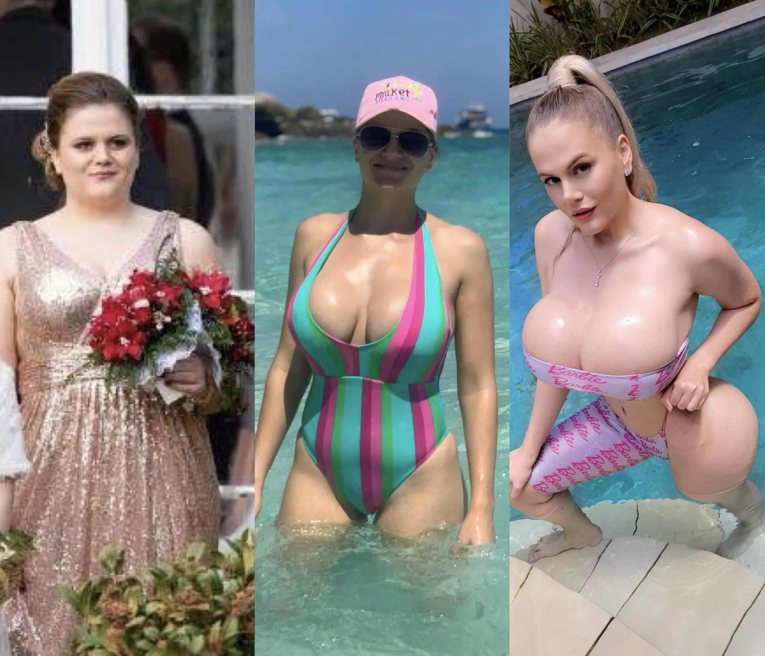 People would tell me my 920cc implants were big lol [oc] posted by JazmyneDayy