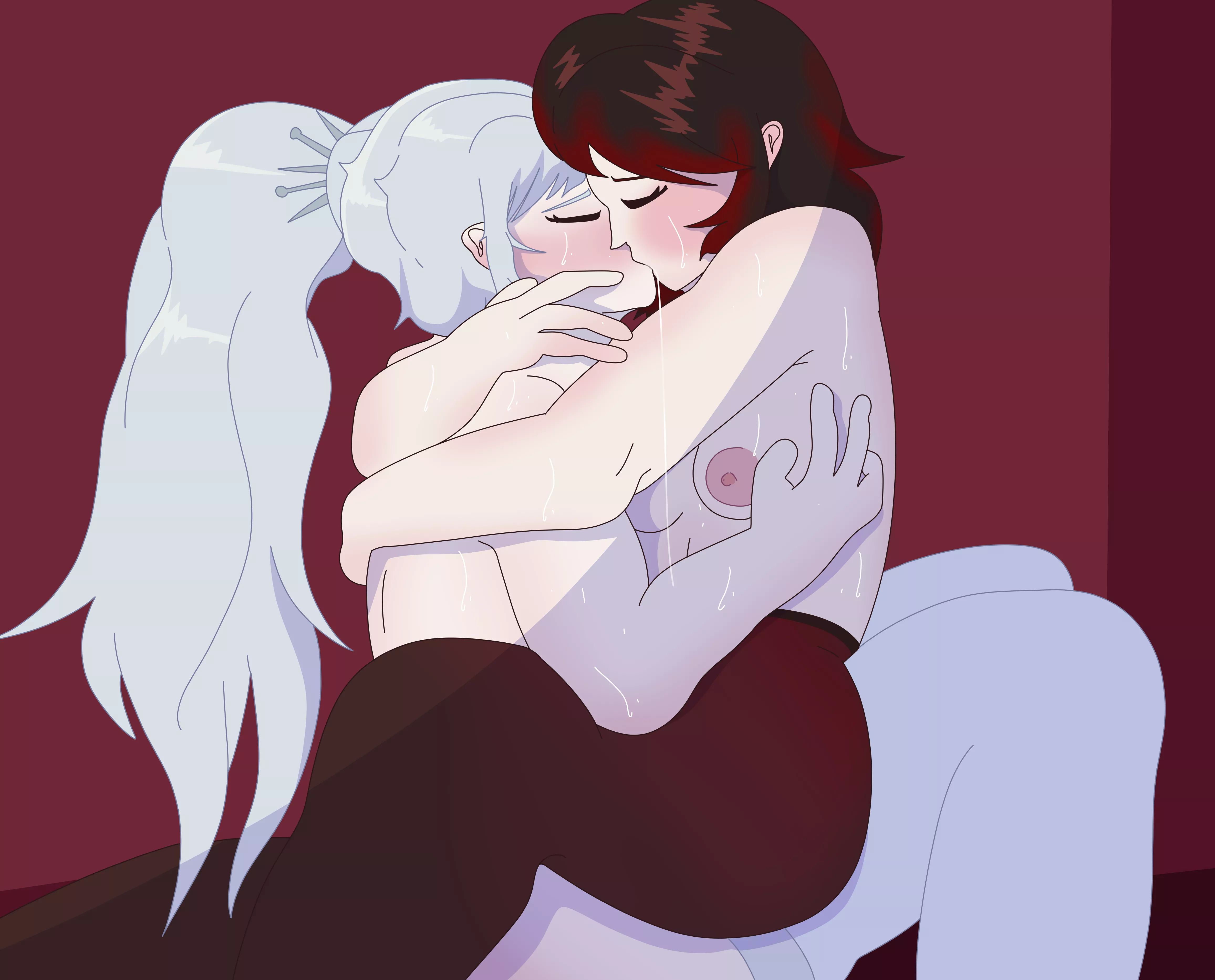 Ruby melting the ice queen (drawinecchi) posted by Drawinecchi