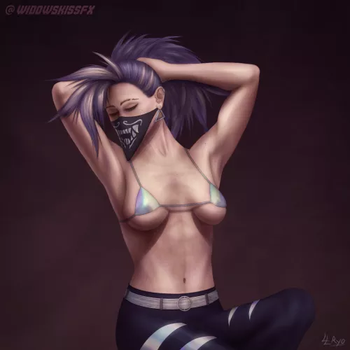 Akali after the show (WidowsKissFX / LL Ryo) by LLryo