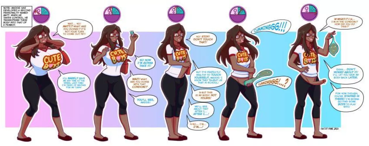 My turn. (fanterfane) (F -> M Possession)  by MineBlox6