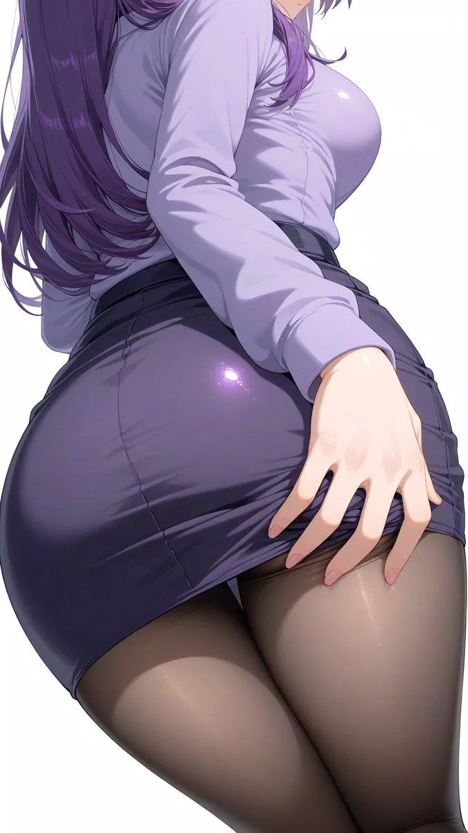 Purple Office Lady  posted by CheetahSperm18