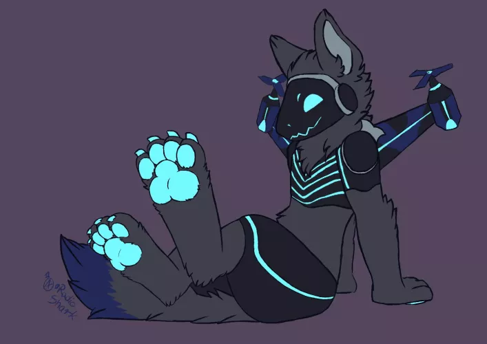 Someone in need of some proto paws? :3 (RadioShark) by Radsause1234