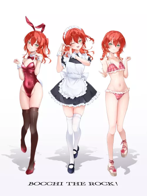 The Many Outfits Of Kita (Bocchi The Rock) by Csxc