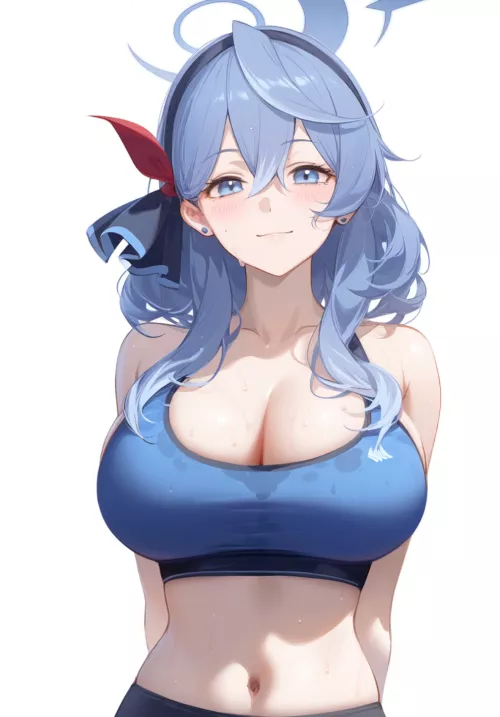 Ako Amau [Blue Archive] by CheetahSperm18