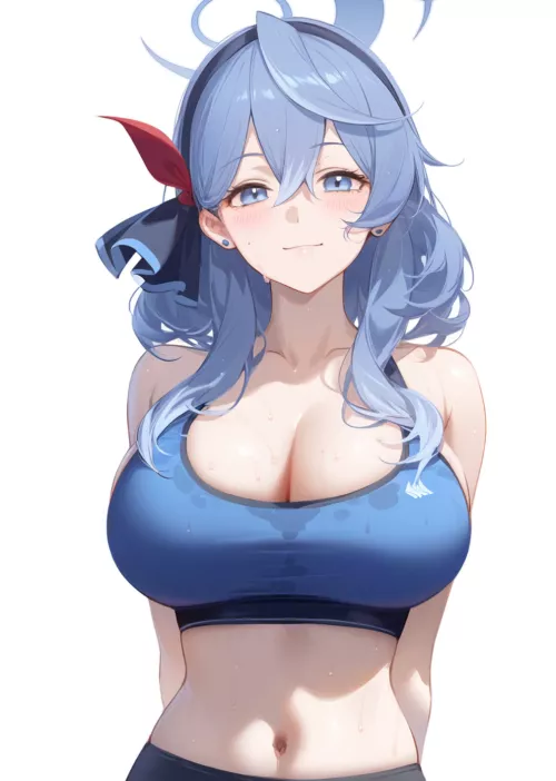 Ako Amau [Blue Archive] by CheetahSperm18