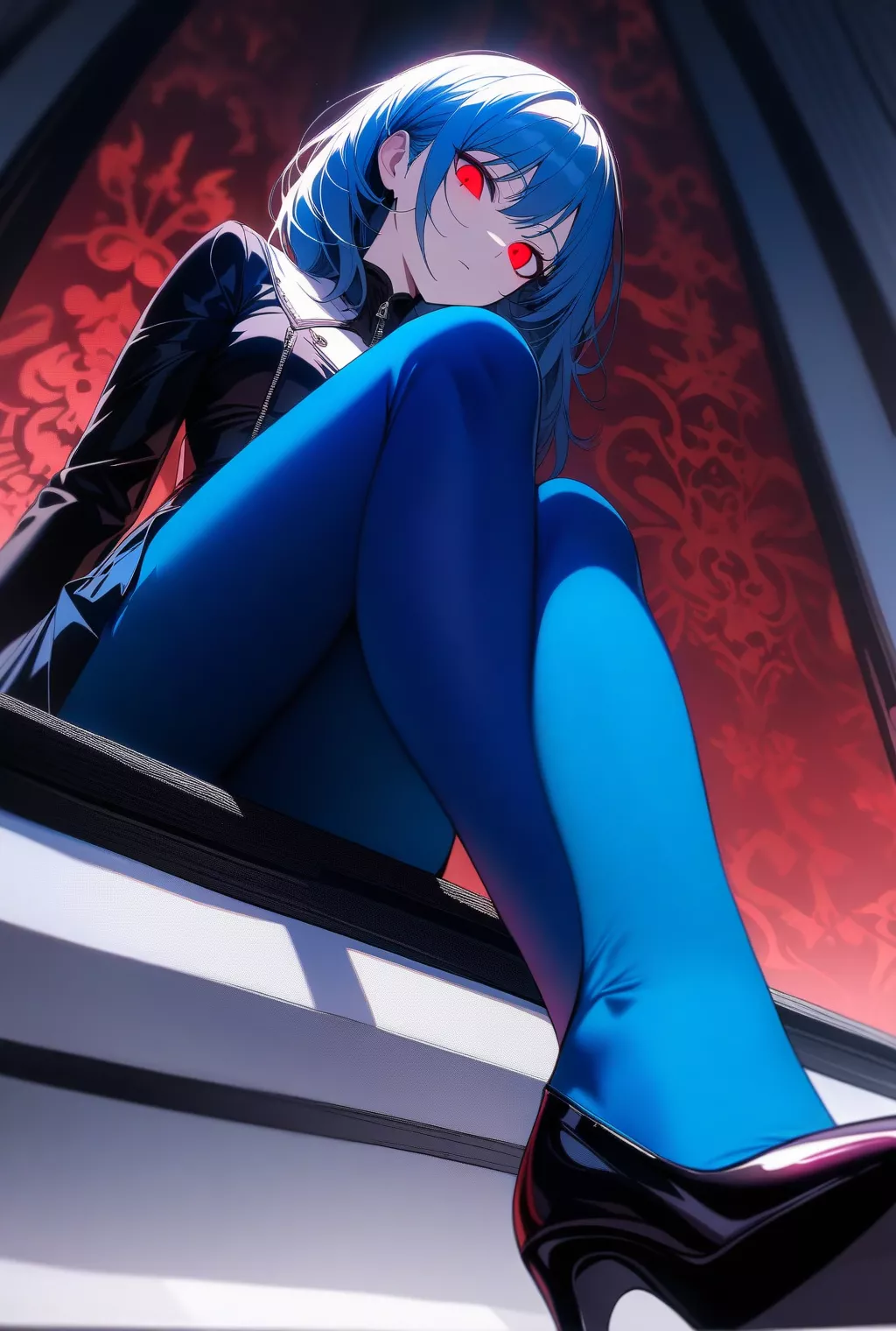 Blue Tights/Pantyhose  posted by CheetahSperm18