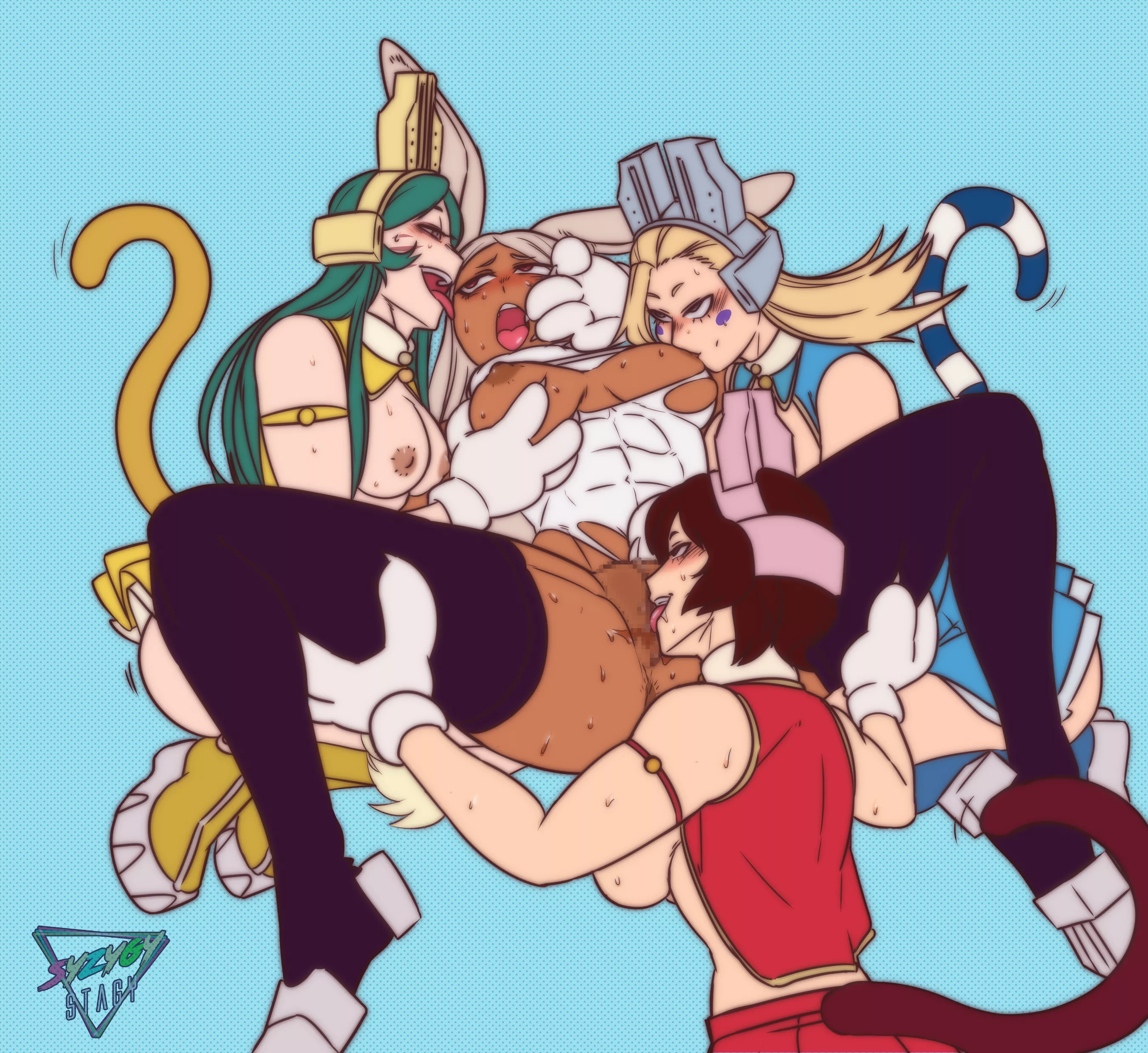 Cats eating rabbit posted by Otherwise-Vacation63