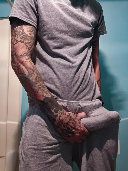 Caught Daddy before bed. Are you gonna cum too? (49) by daddyknowspain