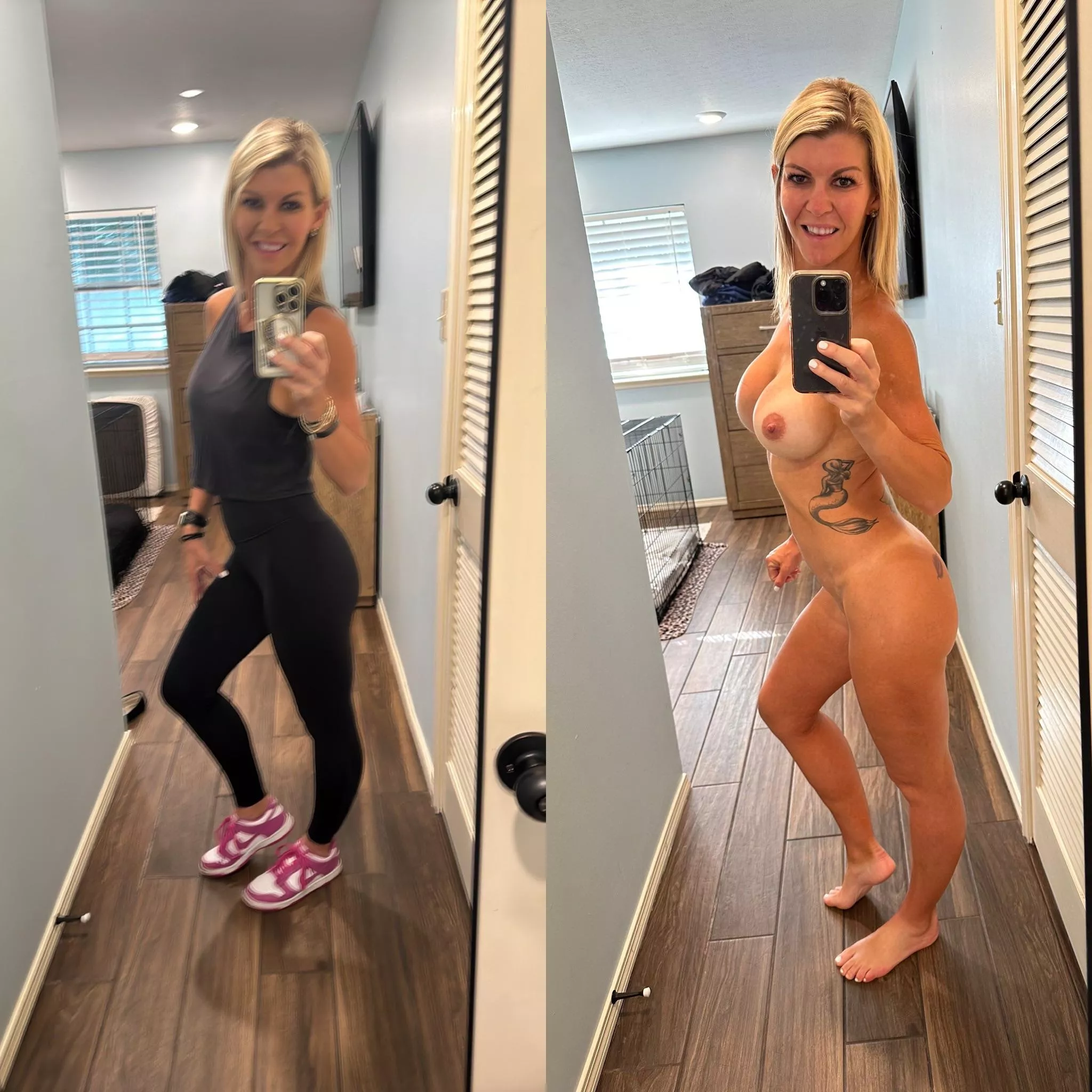 Gym close can be so flattering, but so can nudes  posted by fitnesswife1983
