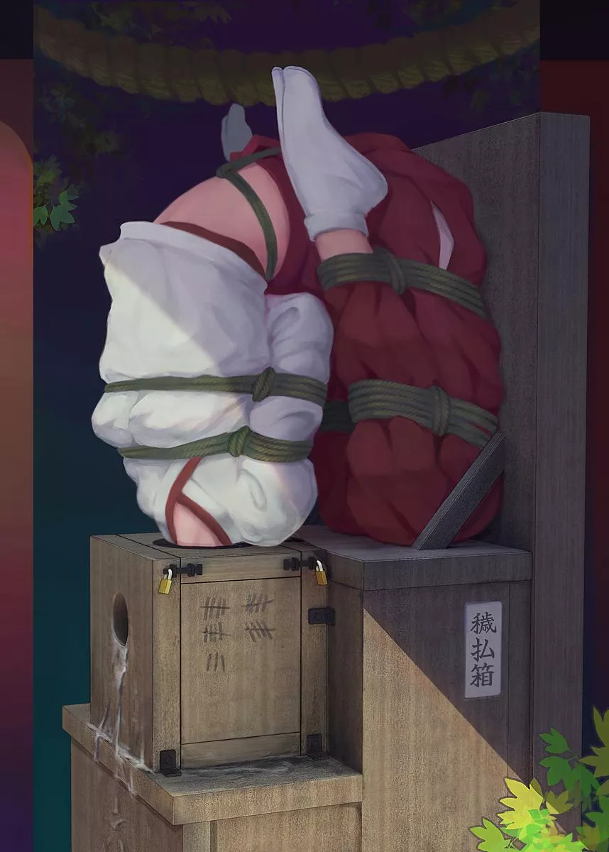 Her turn to take donations for the temple posted by storeboughtdppisfine