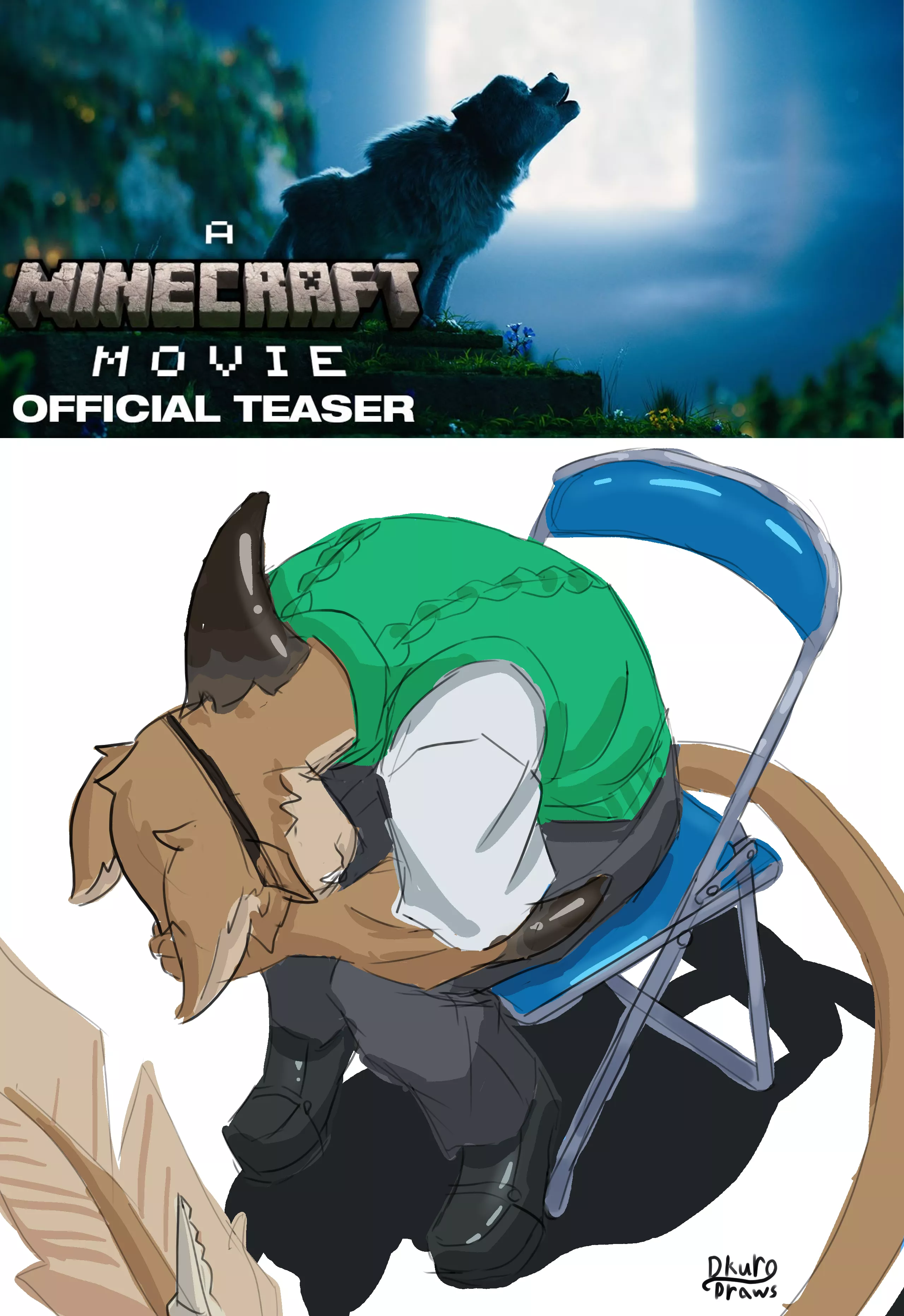 Hitting every Stage of grief because of silly block game kids movie. posted by orphanobliteratorPog