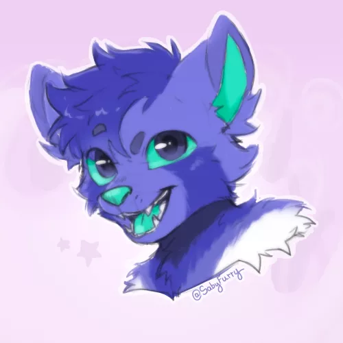 Icon sketch 💙 by Saby_Furry