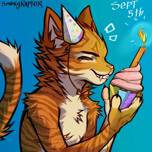 It's my birthday!! (art by me) by Ananihsu