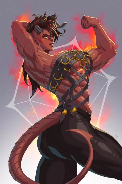 Karlach from Baldur's Gate 3 [@R62_art] by TheTMoneyMan