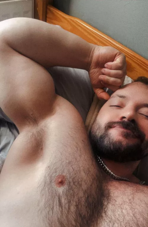 Mornin’ bro. Crashed before I could shower and now I’m so fuckin musky  by forrestryder