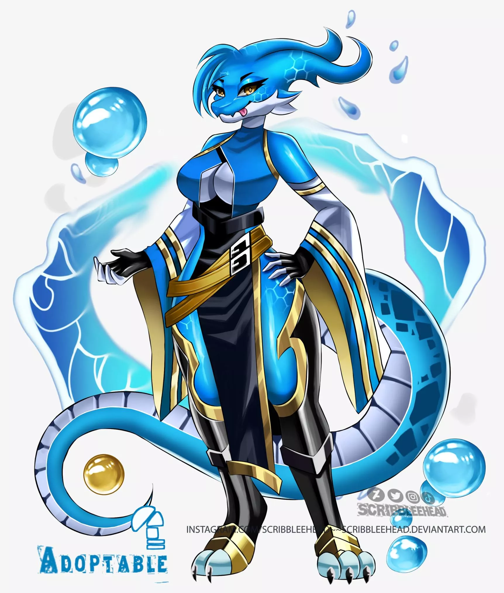 Name this Creature! - Adopt Open (Art by me) posted by scribbleehead