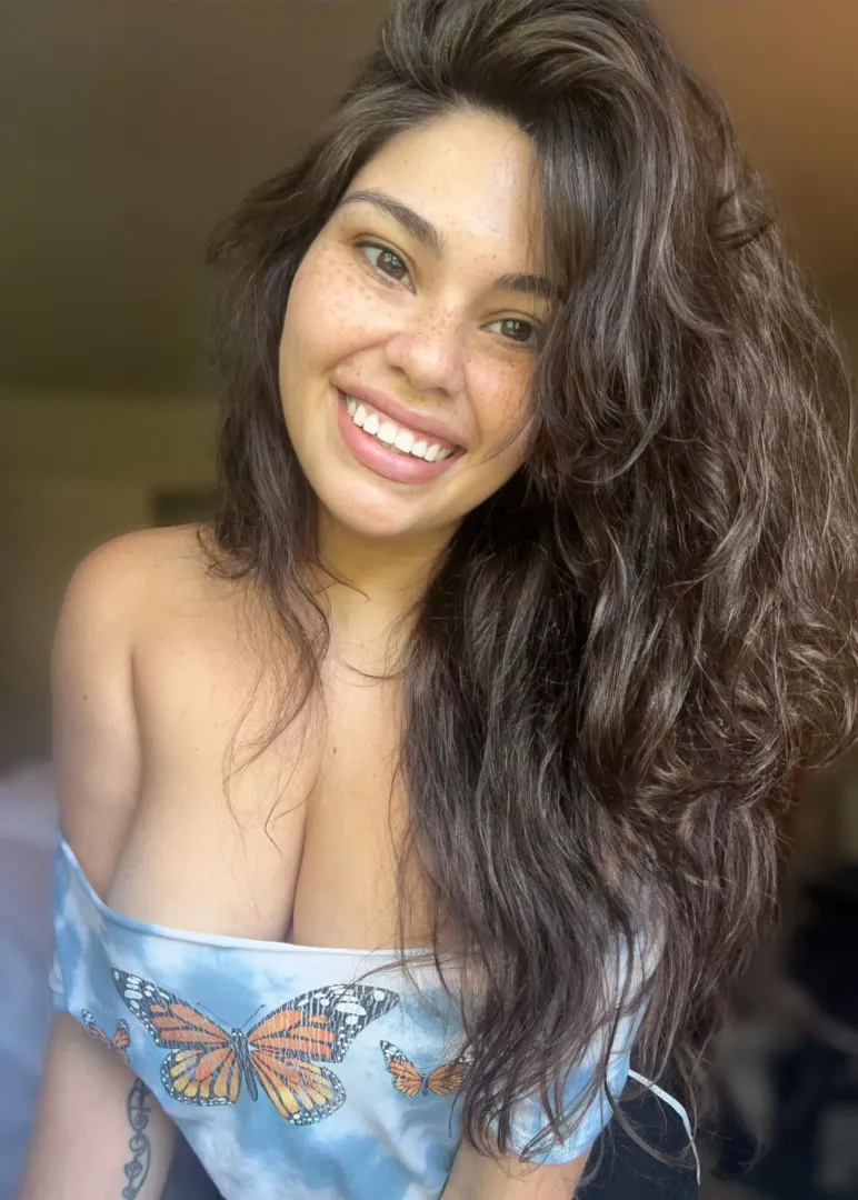 No makeup to cover these freckles  by mollyzedolly