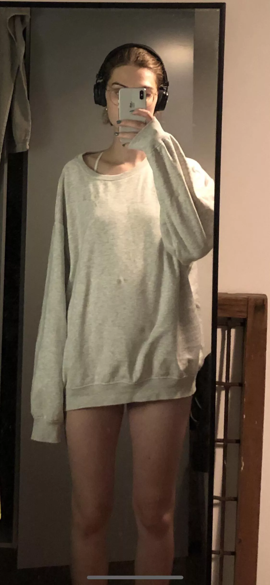 Nothing as comfy as a big shirt you’ve “borrowed” from a guy🤭💕🥰 posted by Affectionate_Soft291