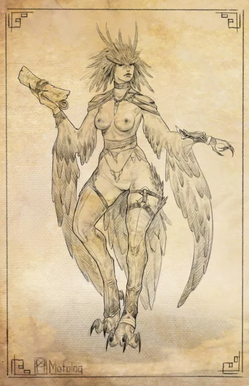 [OC] [For hire] beautiful scroll by Njarla