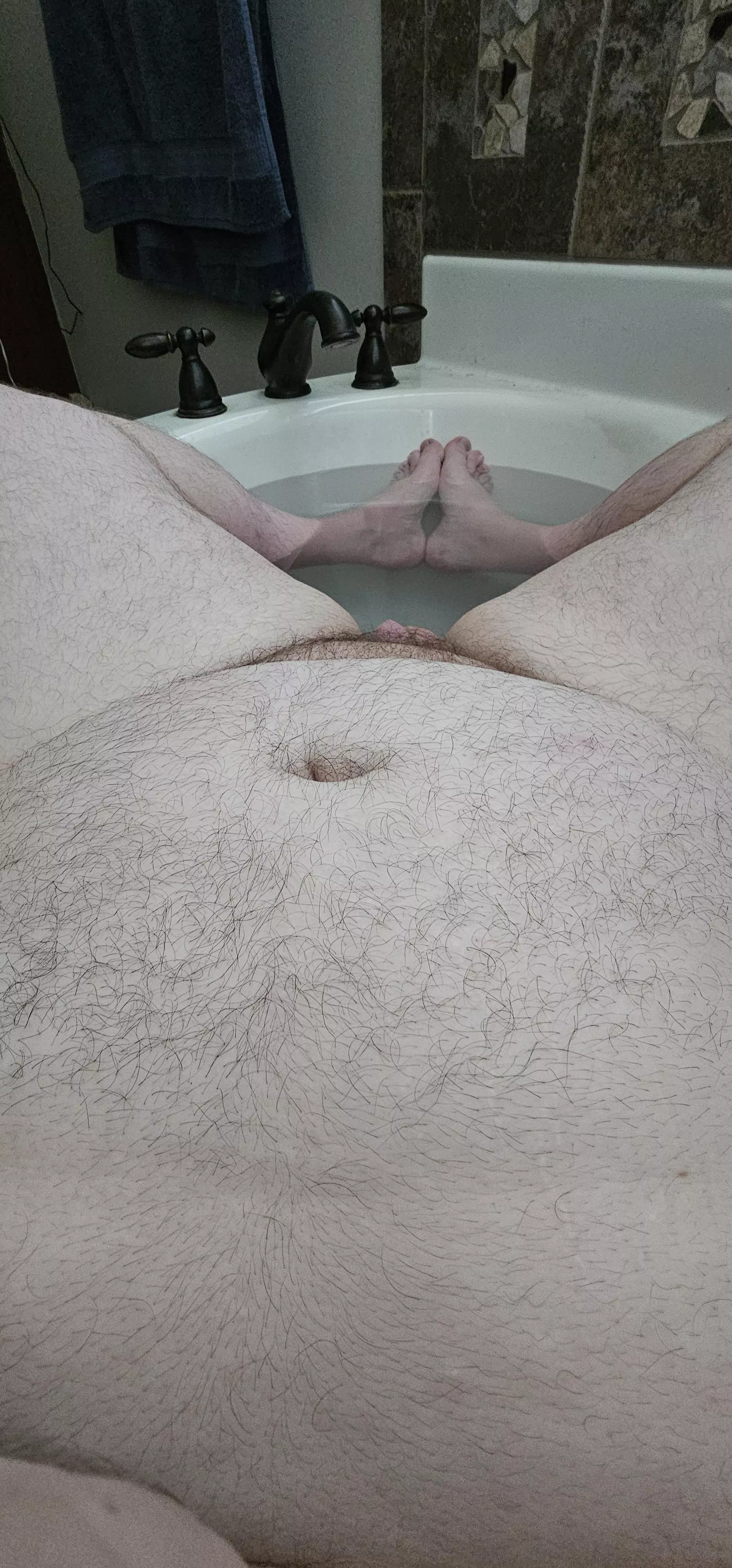 Rub my belly and make me hard?  posted by hornybearsucker