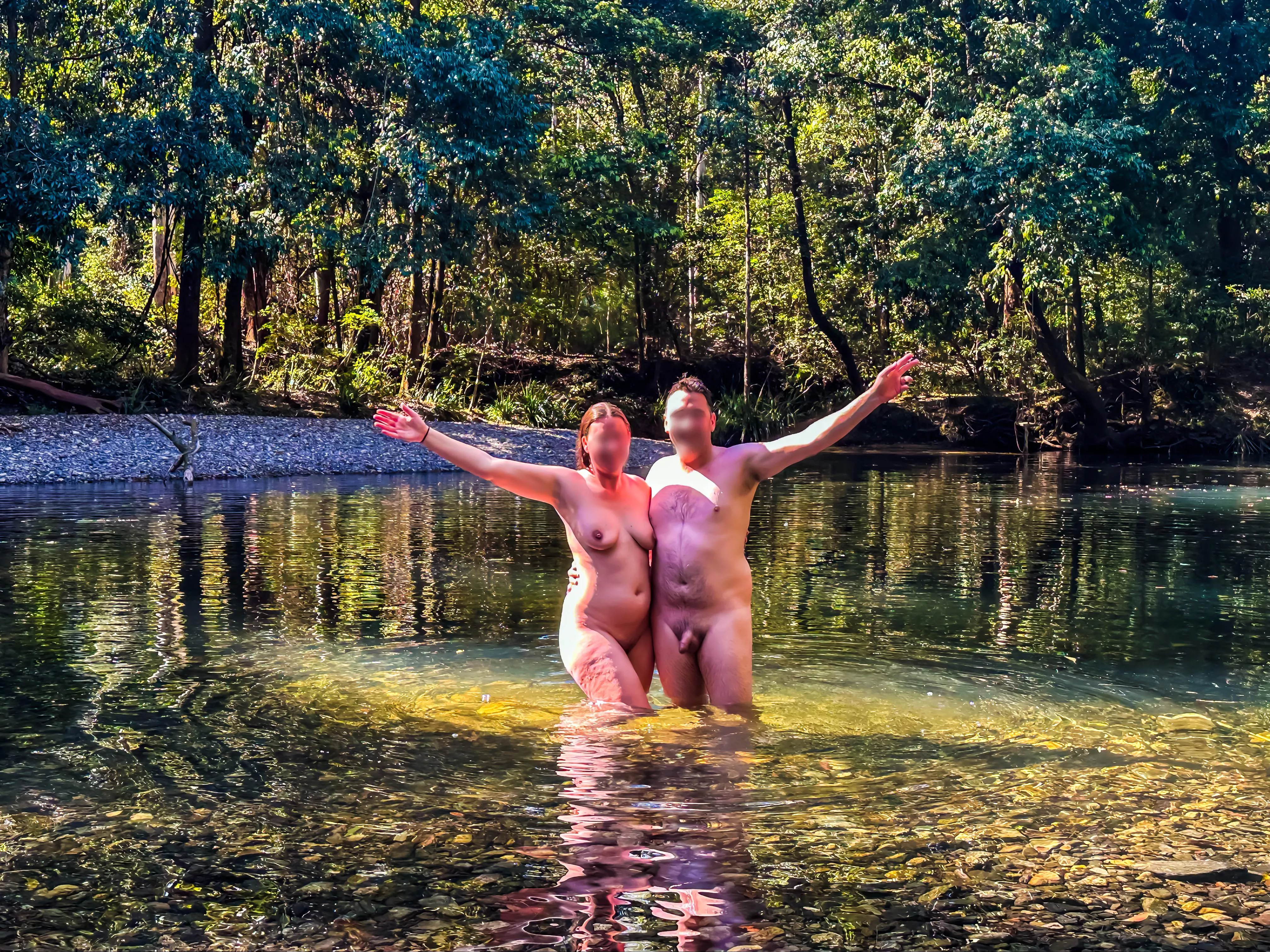 Skinny Dipping in an inland river network :) posted by Responsible_Pop6537