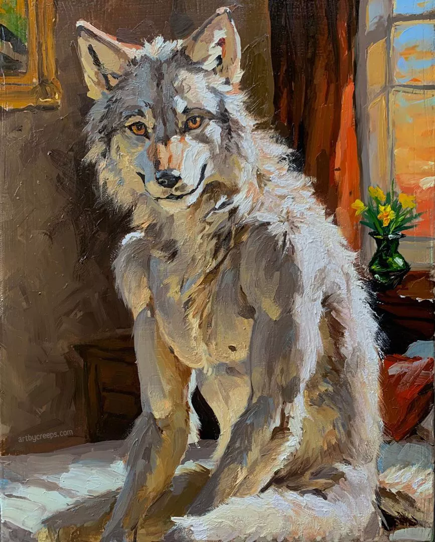 Sunkissed, oil painting by me! posted by 0-disgustipated