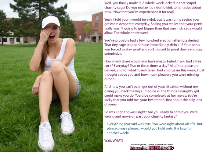 You were right about chastity  by chastity_throwaway1