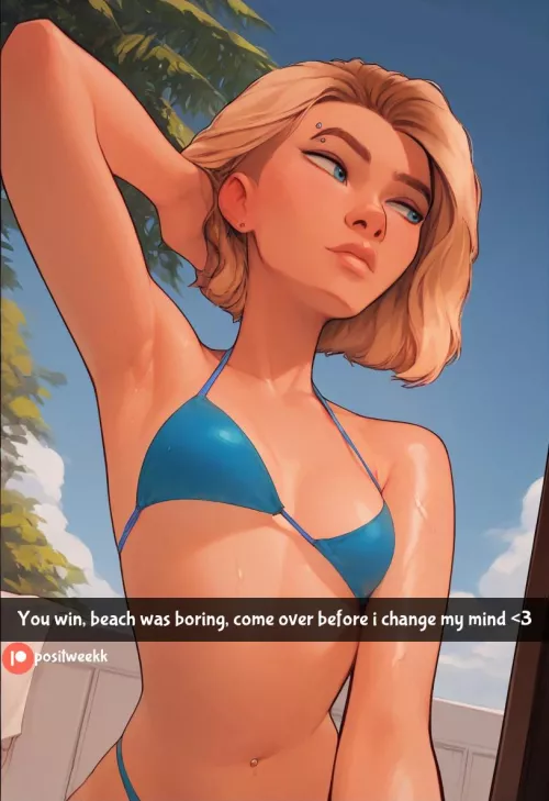 [Commission] Gwen lost a bet (me) by Positive_Weekend_403