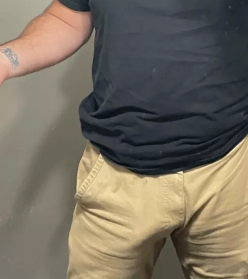 coworker said it was noticeable  by NatiDad