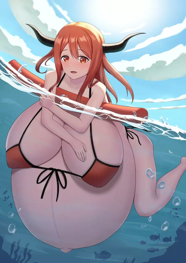 Demon Queen's Floaty Belly by HeavyLancerthe8th