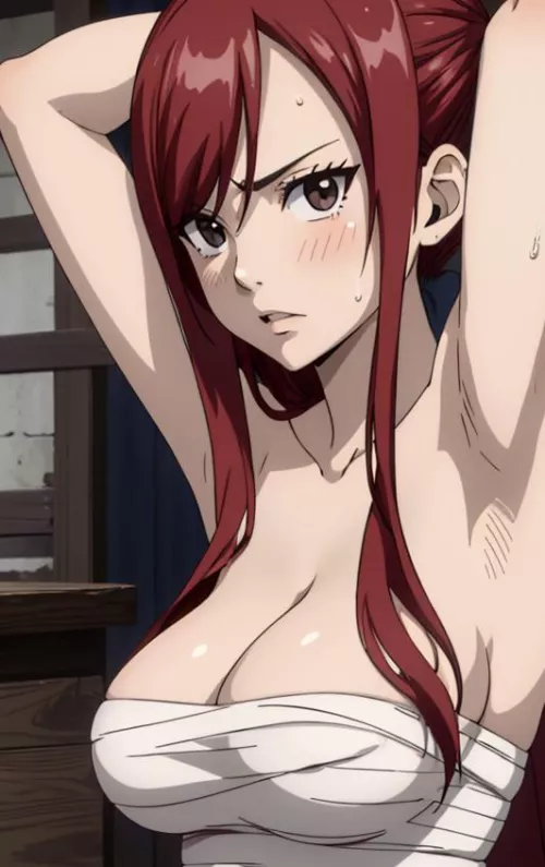 Erza Scarlet by ZANNNNNNNNN_