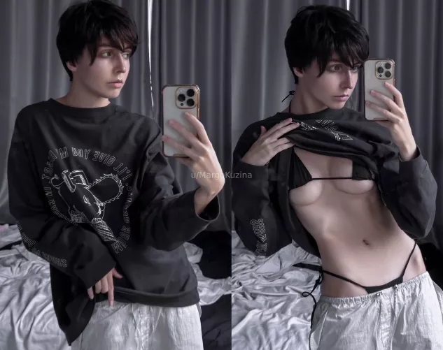 hiding surprises under my clothes by MargoKuzina