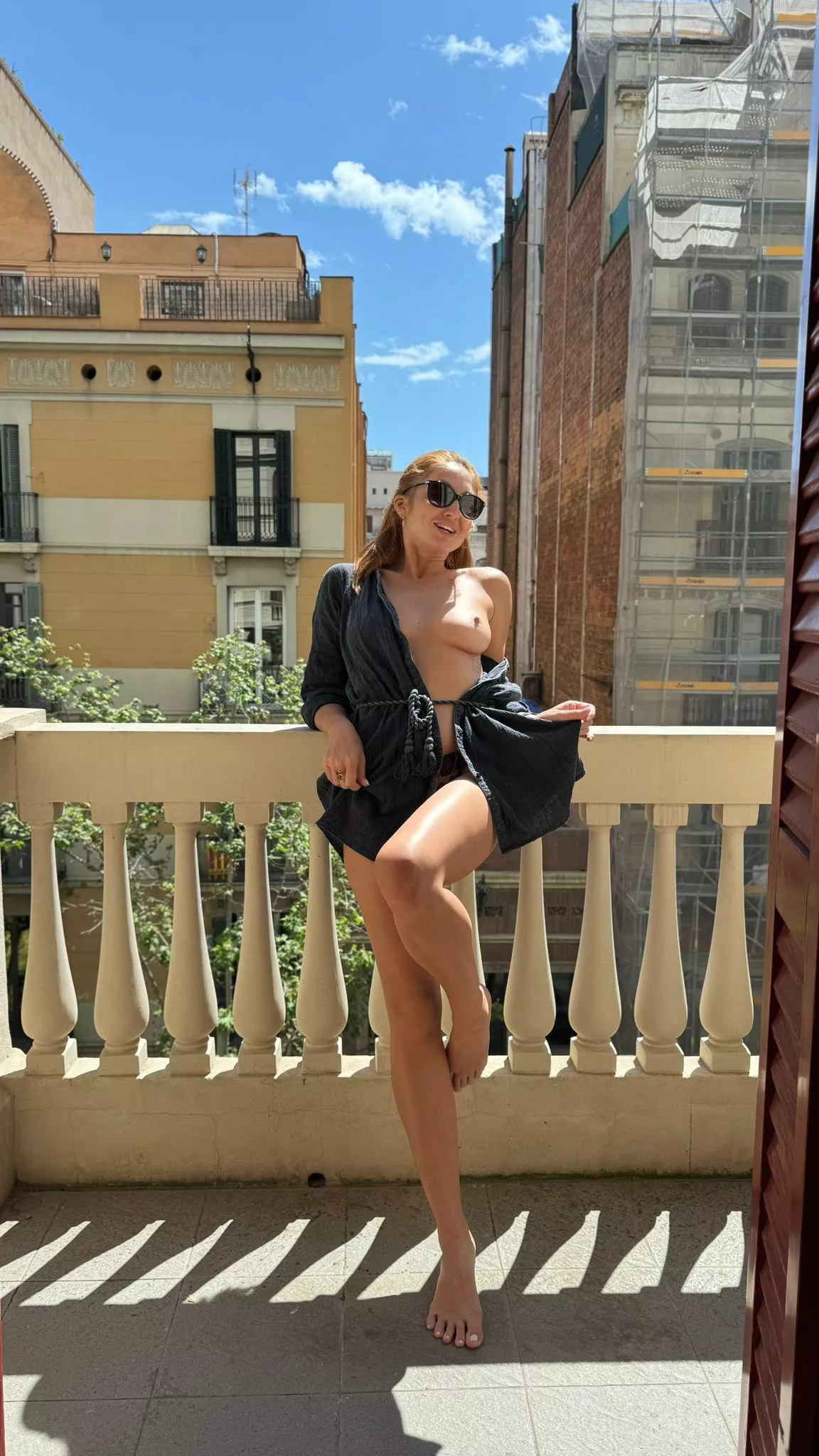 I hope the neighbors weren't looking. 😁😈 posted by RedFoxLifeOfficial