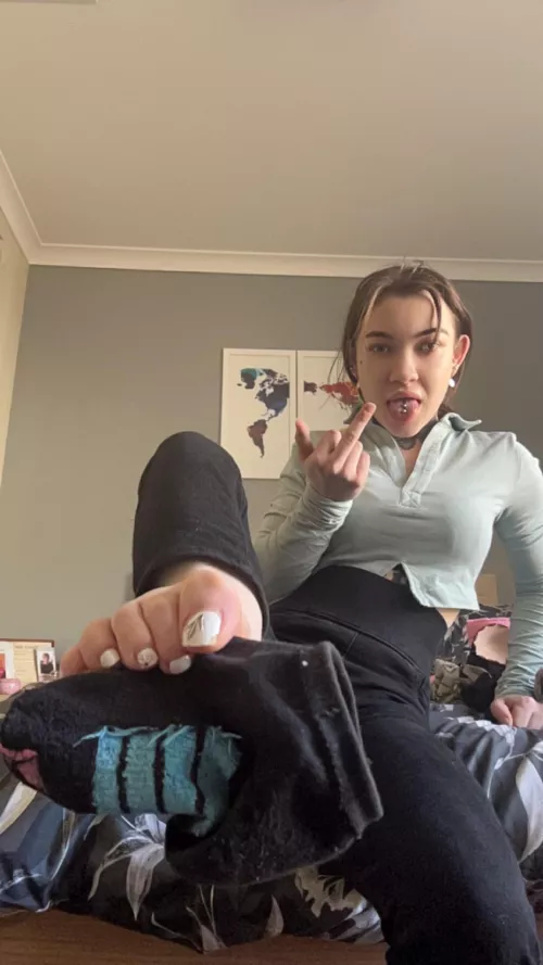 I love picking up things with my feet  by shannon1034