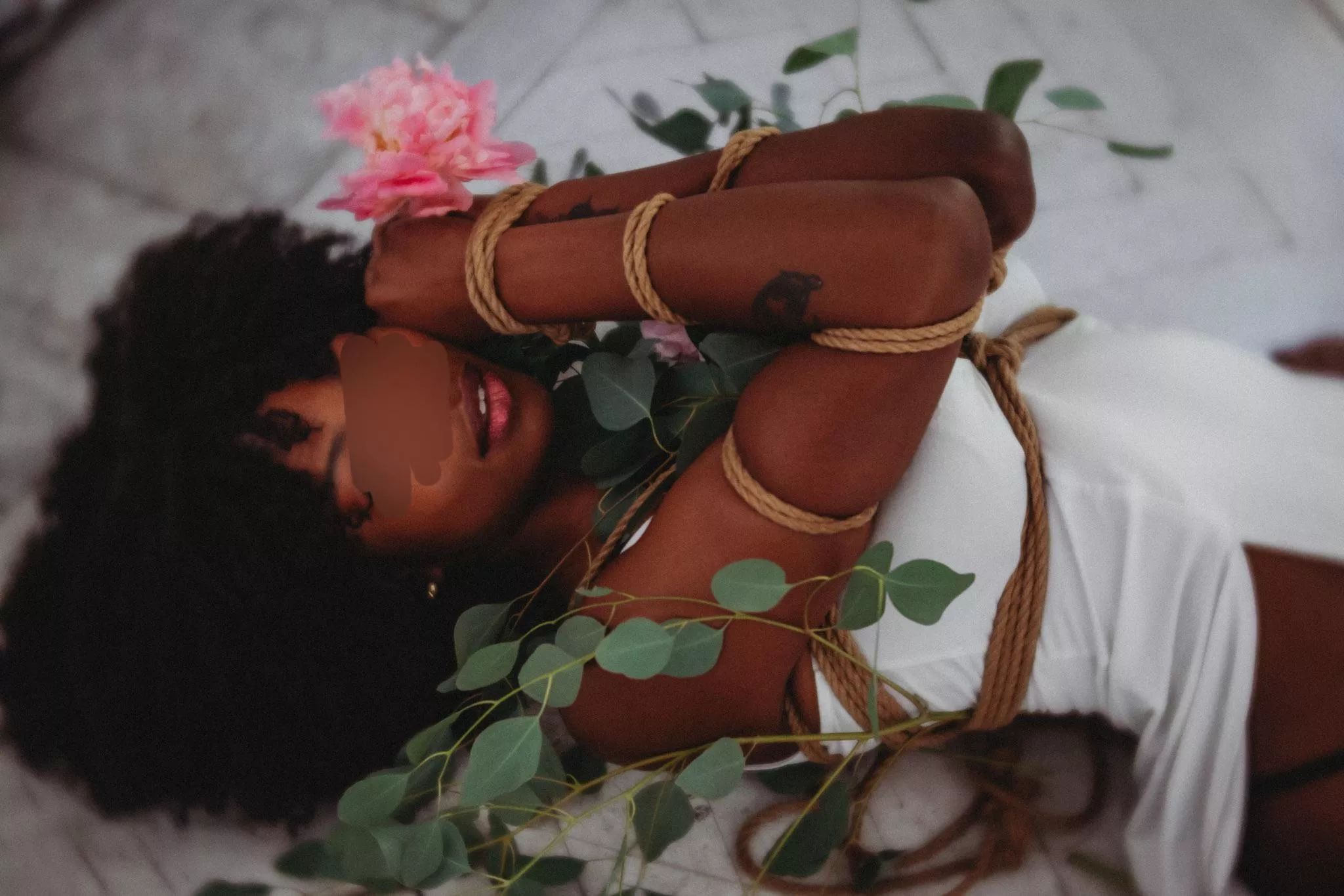 My happy place is when I’m bound up and free for your use  posted by sveltegoddess_