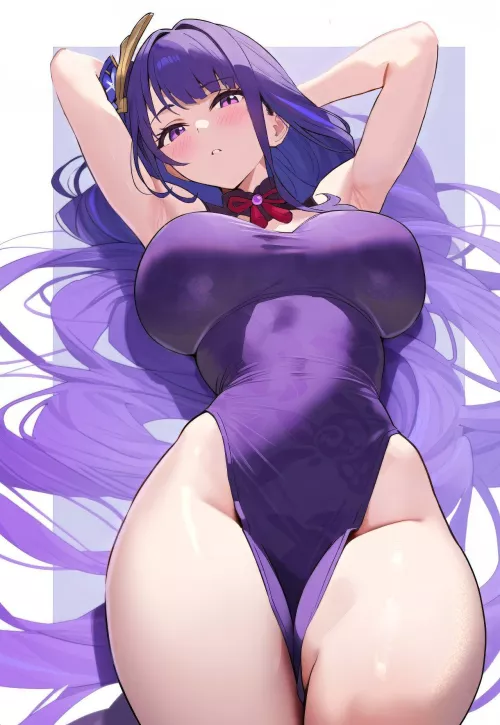 Raiden [Genshin Impact] by CheetahSperm18