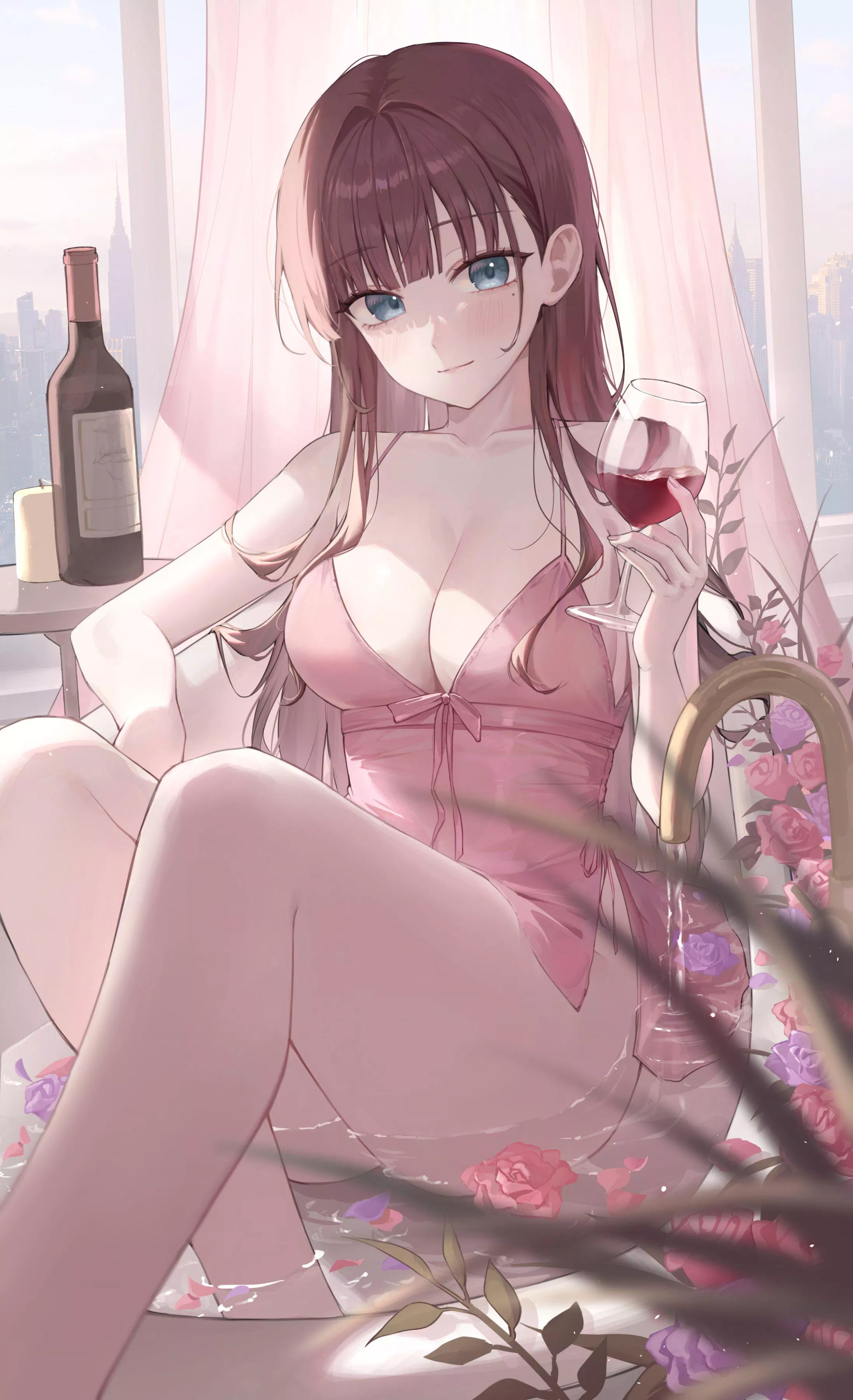 Red Wine Bath  posted by CheetahSperm18