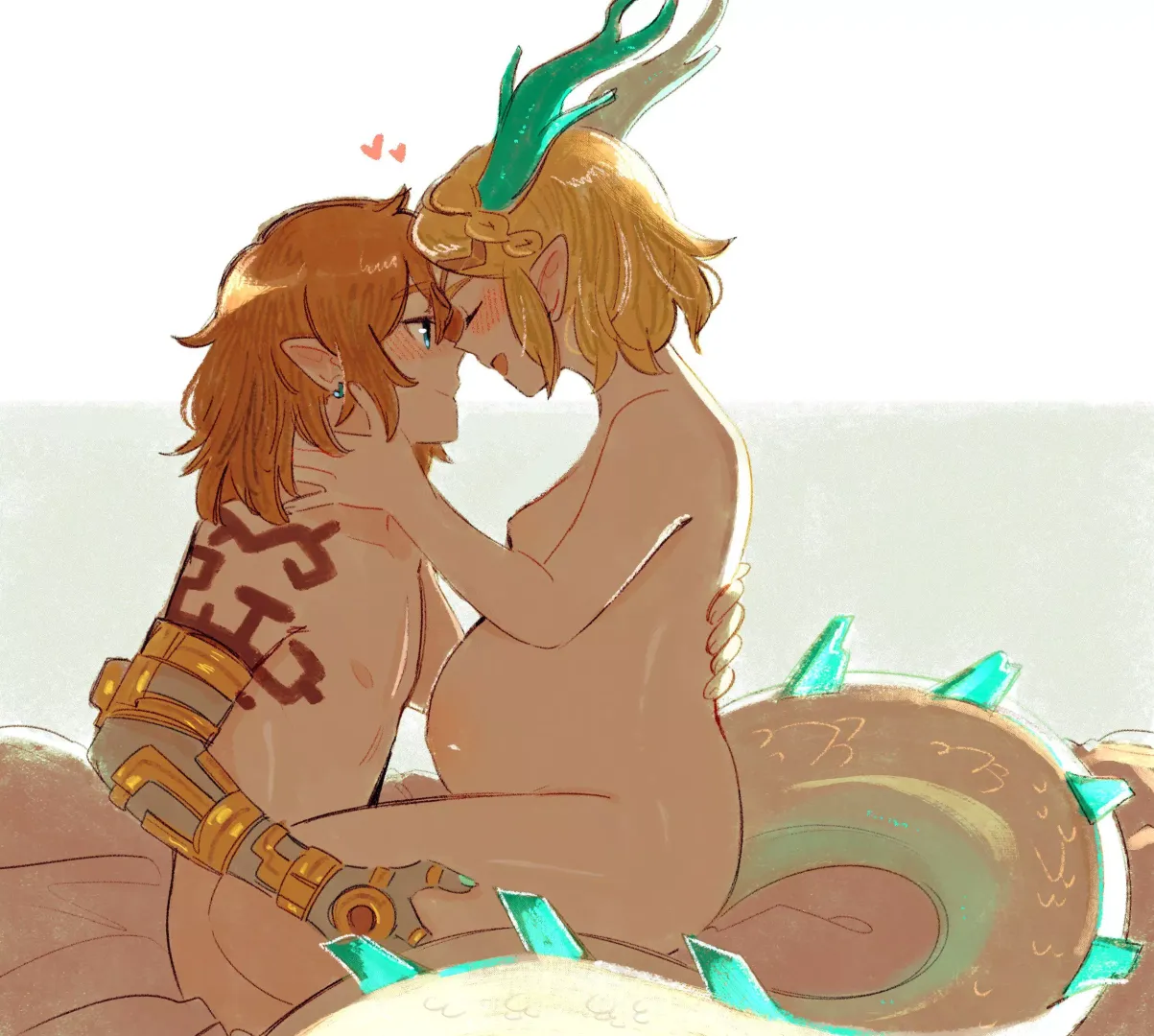 Some wholesome ZeLink by HeavyLancerthe8th