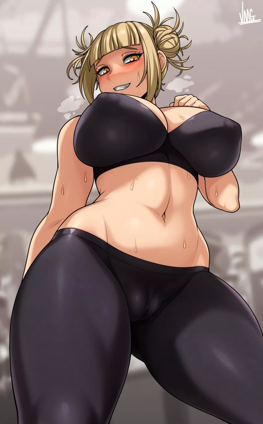 Toga showing off her curves~ 💙 (Artist - JMG) posted by HHHub69