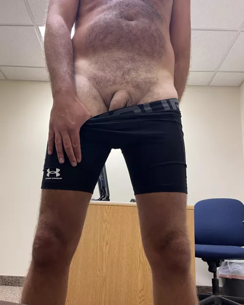 Changing back into work clothes  by rrsunguy