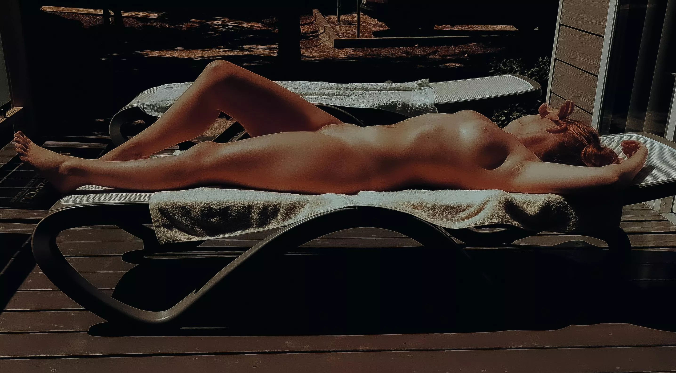 Enjoying the sun in public posted by Sweet_GingerSnap